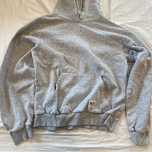 H&M girls heather grey hoodie